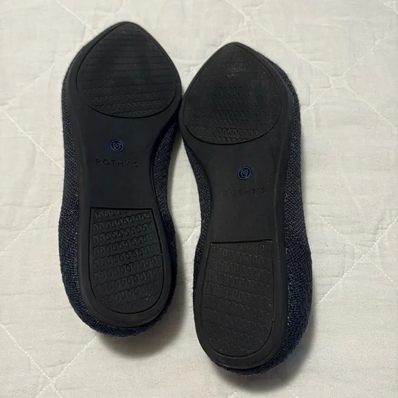 Rothy's The Point Midnight Metallic Zebra - Picture 9 of 14